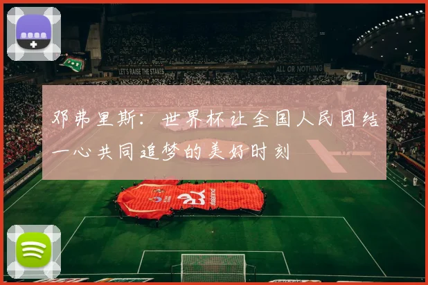 邓弗里斯：世界杯让全国人民团结一心共同追梦的美好时刻